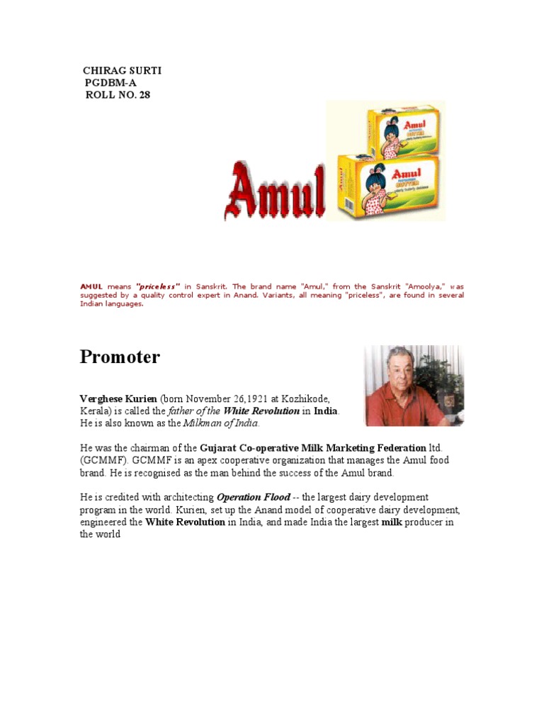 organisational structure of amul company amul careers